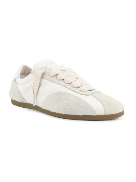 Sneakers REPRESENT Low-Pro Leather Suede Flat White/ Grey EUR 43 białe