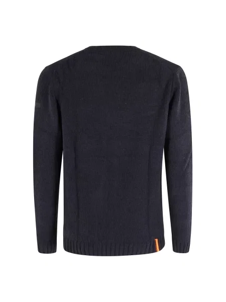 Dzianinowy sweter Rrd czarny