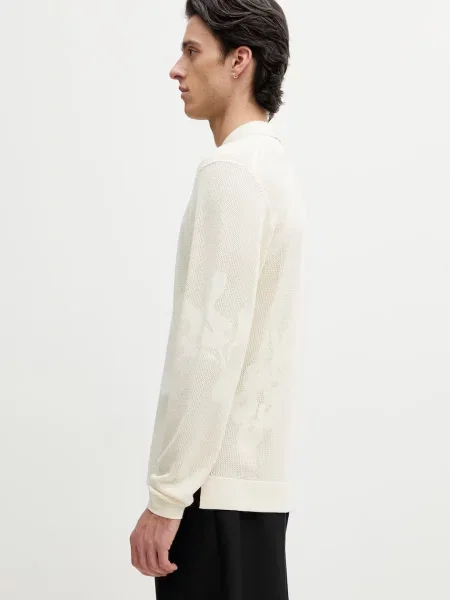 Filling Pieces Breaking Bread cardigan de bărbați cu vâscoză