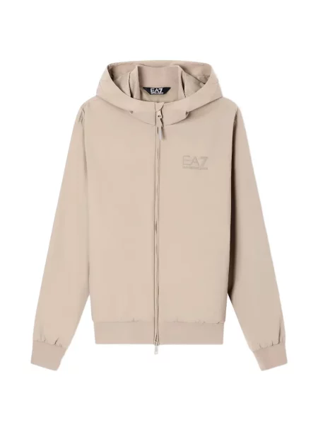 Geacă Ea7 Emporio Armani cu glugă cu imagine