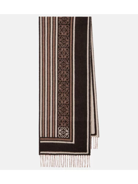 Fular Loewe de lână maro