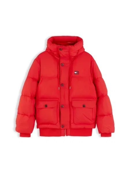 Tommy Jeans Geacă de iarnă roșu