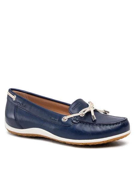 Geox Mokasinai D Vega Moc B Tamsiai mėlyna
