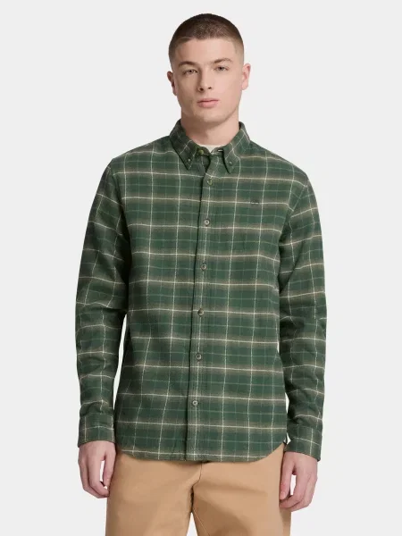 Сорочка в клітинку Timberland зелений