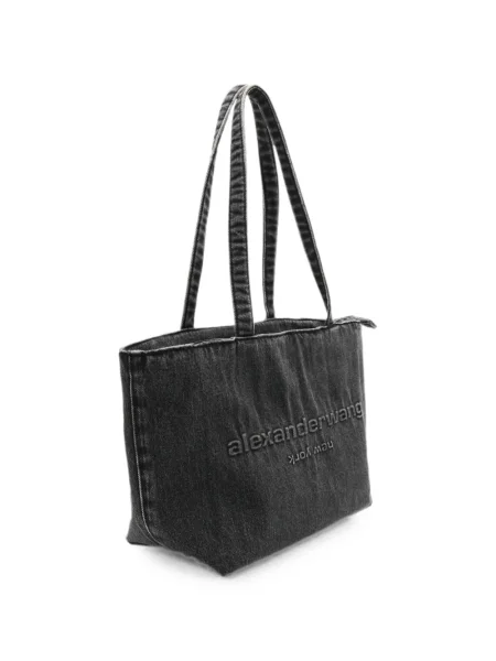 Shopper torbica Alexander Wang s autogramom siva