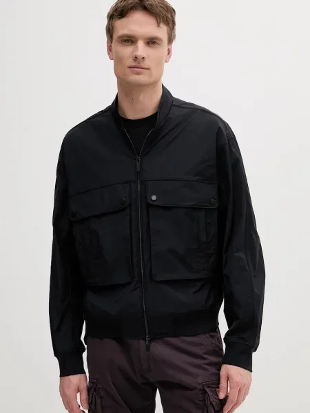 Armani Exchange geacă bleumarin de tranzitie