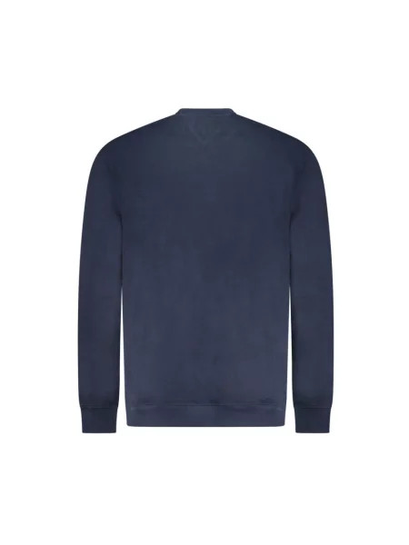 Bluza nierozpinana Tommy Hilfiger z okrągłym dekoltem niebieska
