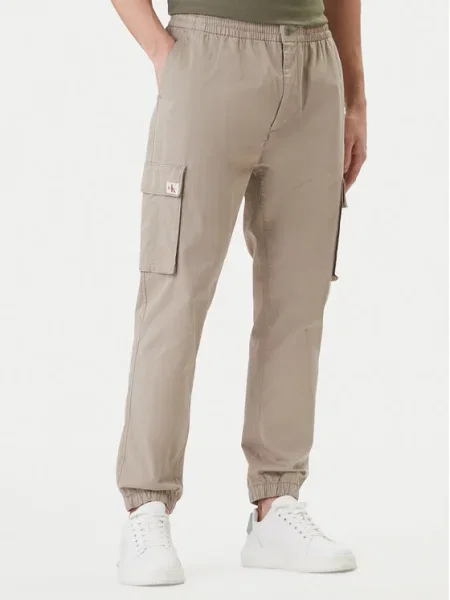 Pantaloni de jogging Calvin Klein Jeans bej