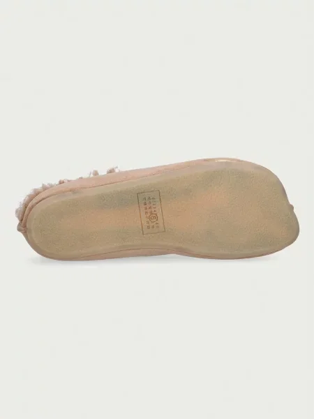 Maison Margiela női velúr papucs bézs