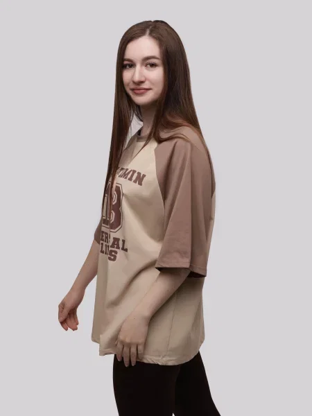 Футболка Lumo бежевая
