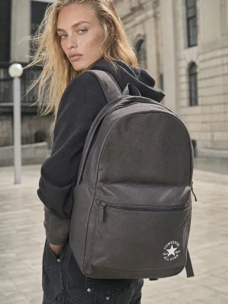 Converse раница сиво