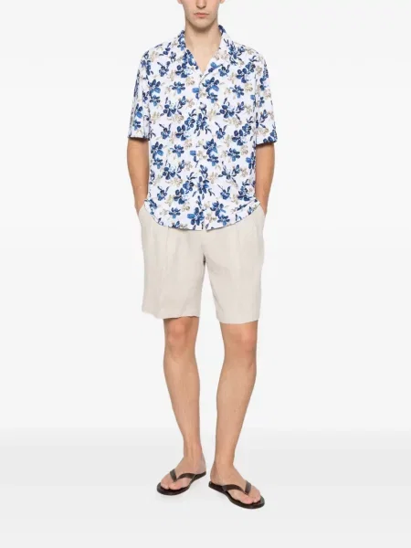 Cămașă Orion cu model floral cu imagine alb