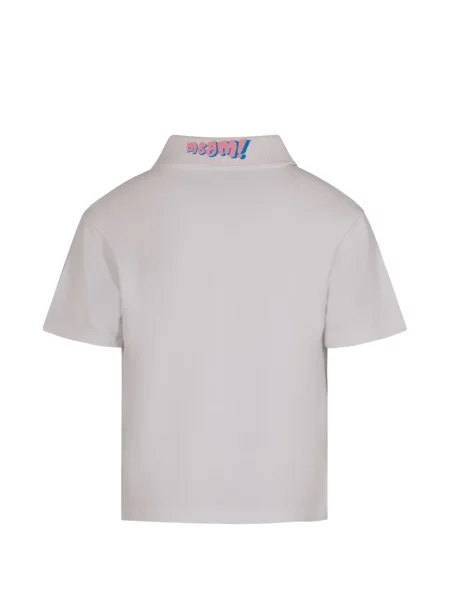Koszulka polo dziecięca Msgm biała