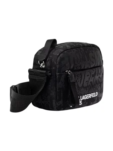 Nerka Karl Lagerfeld Jeans z logo czarna