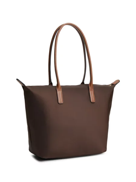 Geantă shopper Tommy Hilfiger maro