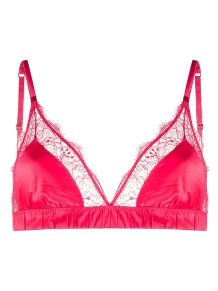 Sutien Love Stories cu model floral transparente din dantelă roz