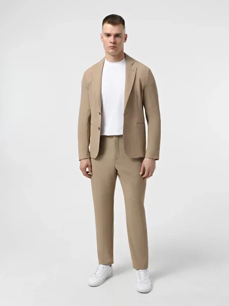 Блейзер Emporio Armani еластомультіестер бежевий