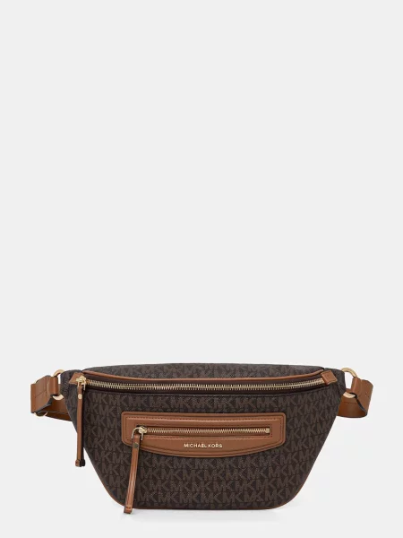 Geantă Michael Michael Kors din piele maro
