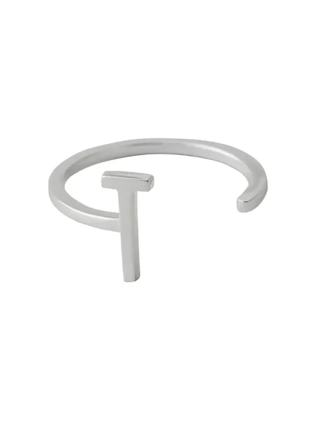 Prsten Design Letters srebrni