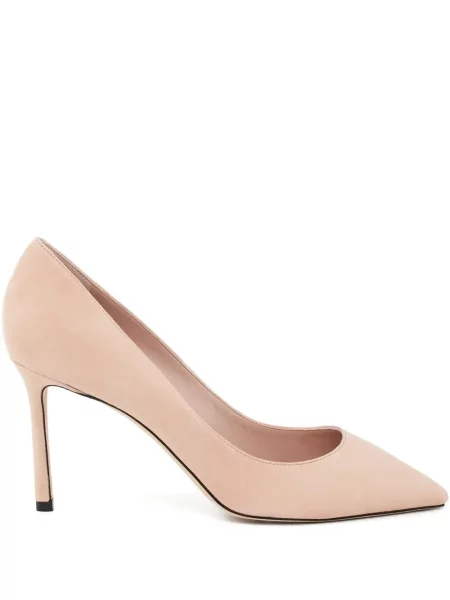 Pantofi cu toc Jimmy Choo din piele de căprioară