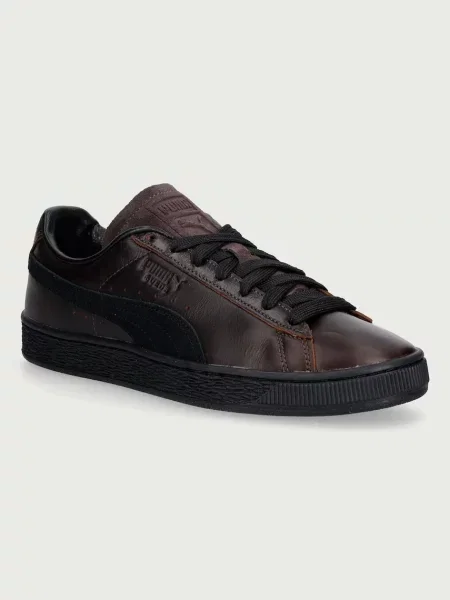 Puma Suede Dressed sneakers boty kožené hnědé