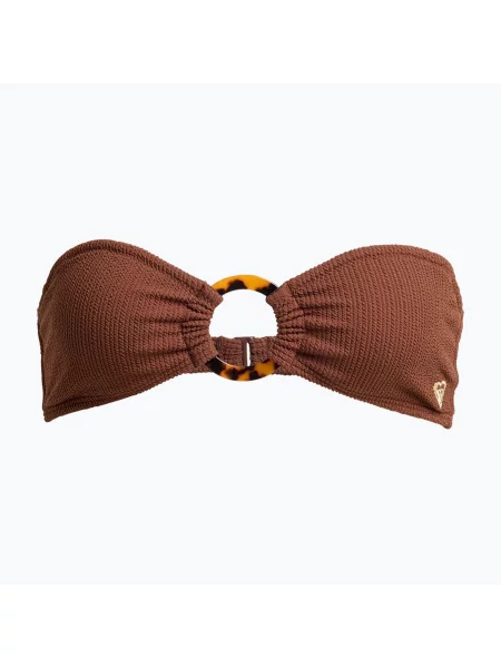 Top de costum de baie ROXY Sunshine Bandeau cappuccino
