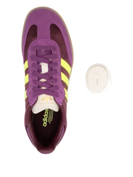 Sneakerși Adidas Samba cu șireturi din dantelă violet