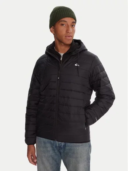 Quiksilver Demisezoninė striukė Scaly Hood juoda