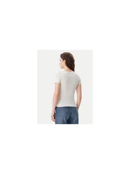 Tommy Jeans Póló Slim Fit bézs