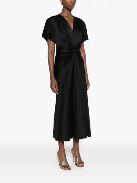 Rochie midi Victoria Beckham negru