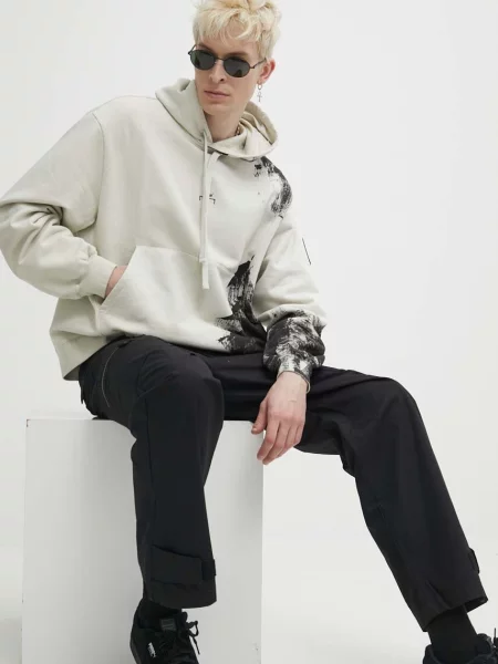 A-COLD-WALL* spodnie Static Zip Pant w fasonie cargo czarny