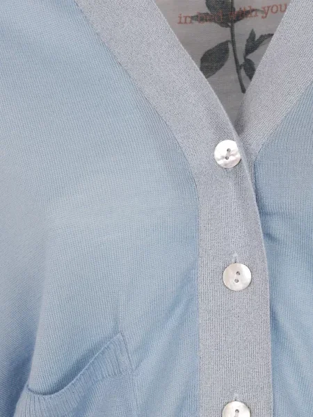 Pletený kardigan In Bed With You modrý