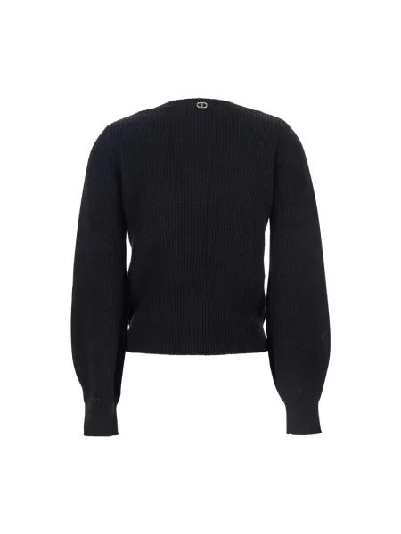 Sweter Twinset czarny