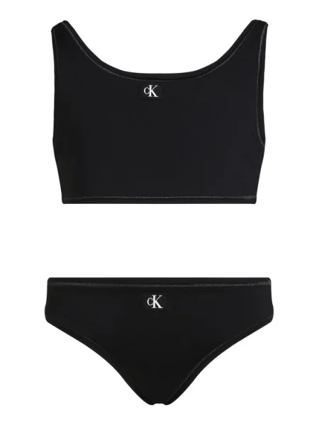 Calvin Klein Swimwear Бански костюм черен