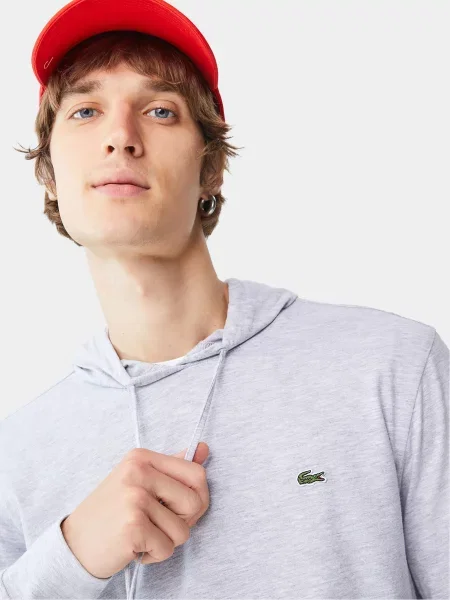 Худи Lacoste серое