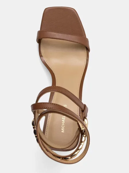 Кожаные босоножки Michael Michael Kors на шпильке