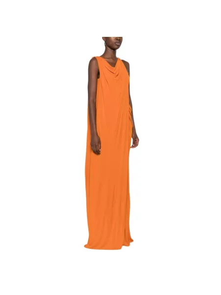 Sukienka Alberta Ferretti pomarańczowa