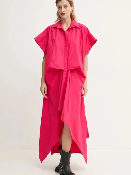 MMC STUDIO sukienka mini oversize VIVI różowy