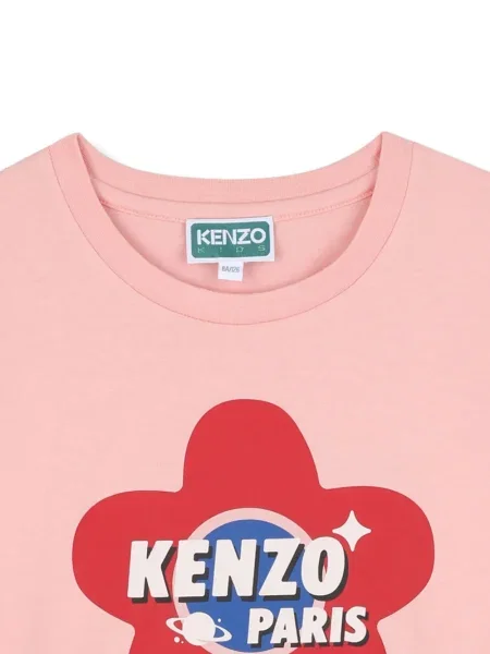 Koszulka dziecięca Kenzo różowa
