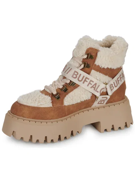 Pantofi Buffalo cu șireturi maro