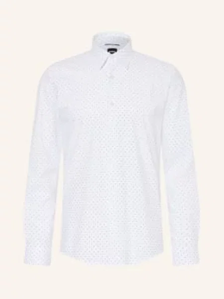 Boss Košile Roan Slim Fit / tmavě modrá / černá bílá