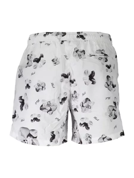 Kąpielówki Karl Lagerfeld Beachwear białe