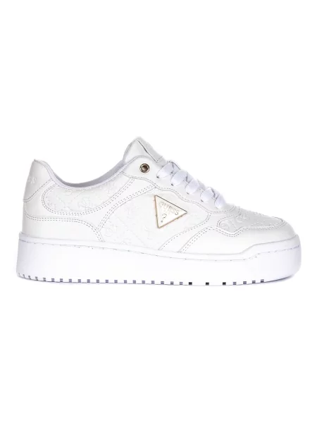 Sneakersy Guess skórzane białe