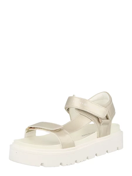 TOMMY HILFIGER Sandale CLAIRE auriu alb