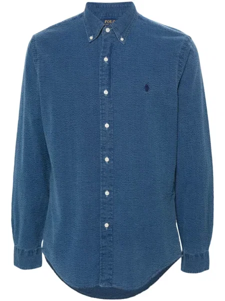 Polo Polo Ralph Lauren cu broderie albastru