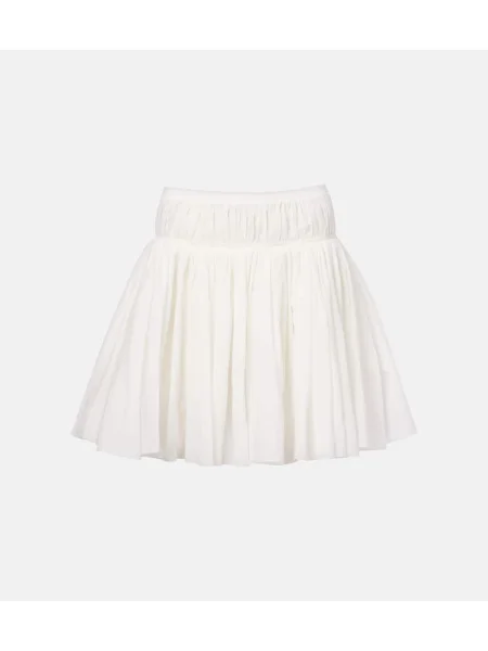 Fustă Alaïa de in alb