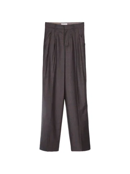 Pantaloni Jacob Cohën în carouri maro