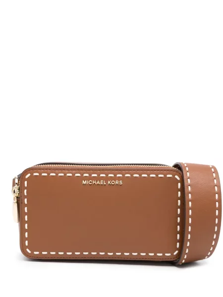 Geanta de piele Michael Michael Kors din piele maro