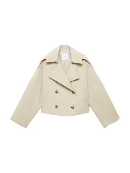 MANGO Geacă de primăvară-toamnă LIPA deschis bej