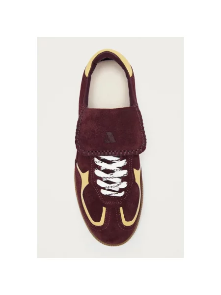 Sneakersy Alohas skórzane czerwone